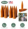 10Pack Plant Watering Spikes Terracotta Automatic Watering Devices with Slow Release Control Plant Waterer Self Watering Stakes for Indoor Outdoor Pla