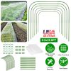 Garden Mesh Netting Kit With 8.2x25.9FT Ultra Fine Screen Mesh 12 Clips 6Pcs Garden Hoops Greenhouse Raised Bed Plant Covers Garden Barrier For Vegeta