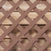 Outdoor Brown Wooden Raised Garden Bed Planter Box with Lattice Trellis