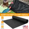 3x50FT Weed Barrier Landscape Fabric Weed Control Garden Block Gardening Mat Fabric Woven Ground Cover Earthmat