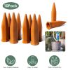 10Pack Plant Watering Spikes Terracotta Automatic Watering Devices with Slow Release Control Plant Waterer Self Watering Stakes for Indoor Outdoor Pla
