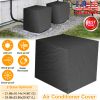 Air Conditioner Cover Outdoor Water-resistant Windproof Furniture Protector Dustproof Anti UV Outside Air Conditioner Protection Cover 33.86x33.86x29.