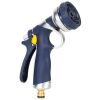 Garden Hose Nozzle High Pressure Hand Sprayer Multifunctional Spray Gun w/ 8 Watering Patterns for Watering Plant Washing Car Pet