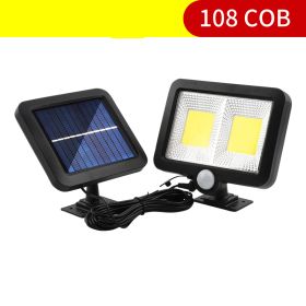 Splitter Solar Outdoor Light Street Light COD With Remote Control (Option: D)